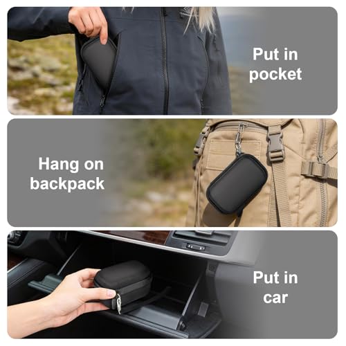 ANKHOH Case for Garmin inReach Mini 2 Mini 3 Plus Satellite Communicator | Compact Protective Organizer for InReach Mini 2 and Accessories, Ideal for Hiking, Camping and Travel, Case Only