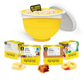 Opopop Gourmet Popcorn Pop Cups Variety 12-Pack Kit + Silicone Popper | Collapsible Silicone Popcorn Popper Included, Gluten-free, Bpa-free, Dishwasher Safe, Makes Fresh Microwave Popcorn - style: Starter Kit (12 Pop Cups)