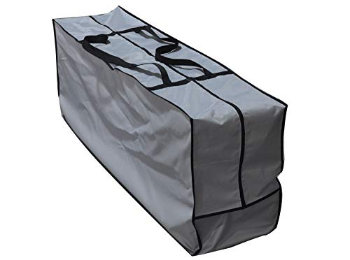 Outdoor Rectangular Cushion/Cover Storage Bag, Protective Zippered Storage Bags with Handles, 50''L x 13''W x 20''H, Grey - color: Grey, size: 50''X13"X20''