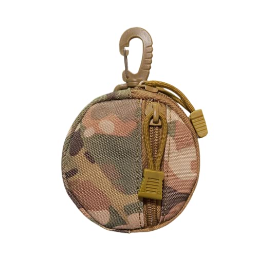 Small EDC Pouch EDC Bag Molle Pouch Tactical Wallet, Molle Accessories, Coin Pouch Coin Purse, Key Case, Tactical Keychain Pouch, Earphone Case, Military Gear Waterproof - color: cp camo
