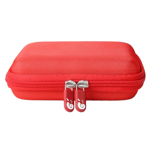 Hermitshell Hard Travel Case for INIU Portable Charger Smaller & Lighter 45W Fast Charging 10000mAh PD Power Bank Battery Pack (Only Case) (Red) - color: Red
