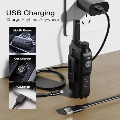 BAOFENG GT-18 Walkie Talkies for Kids Adults Ages 3-12 License Free, 3 Pack - color: Dark Black