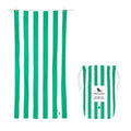 Dock & Bay Beach Towel - Quick Dry, Sand Free - Compact, Lightweight - 100% Recycled - Includes Bag - Cabana - Cancun Green - Large (160x90cm, 63x35) - color: Cabana - Cancun Green, size: Large (160x90cm, 63x35")