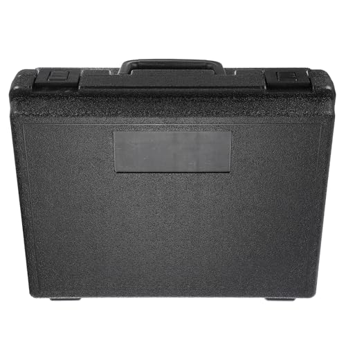 HARFINGTON Hard Carry Case 13.6" High-Density Polyethylene Empty Tool Box Rust & Weather-Resistant Blow Forming Tool Case for Household Workshop Car - size: 13.6"