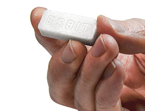 Esbit 4g Solid Fuel Tablets for Backpacking & Camping Stoves & Grills, 1300-Degree Smokeless Emergency Fire Starter Squares, 60 Pack - style: 60 Pieces Each 4g