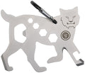 UST Tool-a-Long Multi-Tool Carabiners with Durable, Compact Stainless Steel Construction for Hiking, Kayaking, Camping, Travel and Outdoor Survival - style: Bobcat
