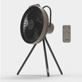 Claymore V1040 Warm Gray Rechargeable Portable Fan (No Pouch) - Powerful 4-Speed BLDC Ultra-Quiet Air Circulator, USB-C Charging, Tripod Mountable, Adjustable for Camping & Indoor Use - style: No Pouch V1040 (Warm Gray)