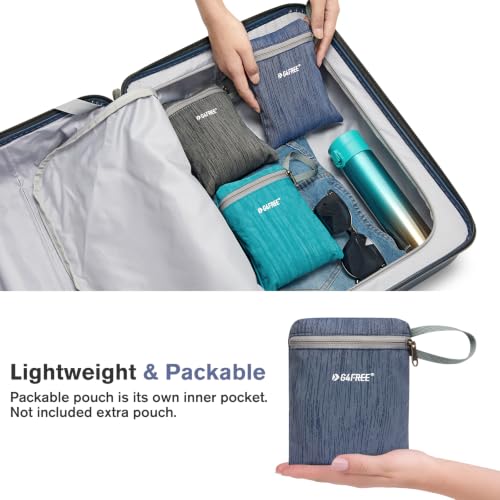 G4Free 10L/15L Hiking Backpack Lightweight Packable Hiking Daypack Small Travel Outdoor Foldable Shoulder Bag - color: Dark Blue, size: 10L