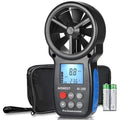 AIOMEST Digital Anemometer, Handheld Wind Speed Meter AI-100, Airflow Gauge Measures Air Temperature ℃/℉ Velocity for HVAC with Wind Chill Backlight - color: AI-100 Anemometer