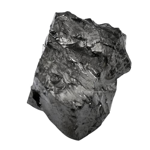 Elite Shungite Stones Chips for Water Purification Tablets, Authentic Karelian Shungite Stones for Shungite Water Bottle (1 Piece, 5-15 gm) - color: Elite Shungite, size: 1 Piece (5-15 g)