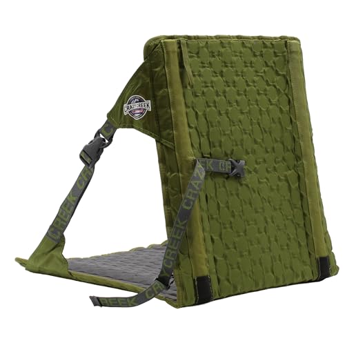 Crazy Creek HEX 2.0 Original Chair for Camping, Stadium Seating & More, Comfort on All Terrains, Adjustable Straps, Compact Design, Water-Resistant,Olive/Slate - color: Olive/Slate, size: Original
