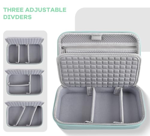 Hard Travel Electronic Organizer Case for MacBook Power Adapter Chargers Cables Power Bank Apple Magic Mouse Apple Pencil USB Flash Disk SD Card Hard Drive Shockproof Accessories Carrying Bag, Green - color: Green