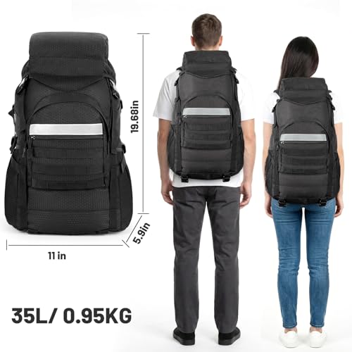 Jueachy 35L Hiking Backpack for Men: Lightweight Camping Back Pack