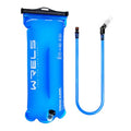 WRELS 1L/1.5L/2L/3L BPA Free Hydration Bladder,Leakproof TPU Water Bladder for Hiking Backpack,Large Opening Water Reservoir Hydration Pack for Running Cycling Camping - size: 3L