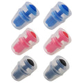 6Pcs Hydration Pack Bite Valve Sheath Safe Nozzle Mouthpiece Replacement Bite Valve Sheath Compatible for Water Bladder Reservoirs Hydration Fit Reservoirs of Varying Capacities, Color
