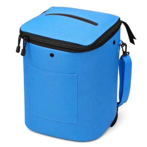 Boat Trash Can, Portable Boat Trash Bag, Reusable Garbage Bag, Easy to Install & Clean, 3.96 Gallons Multi-Purpose Boating Equipment Accessories - color: Blue