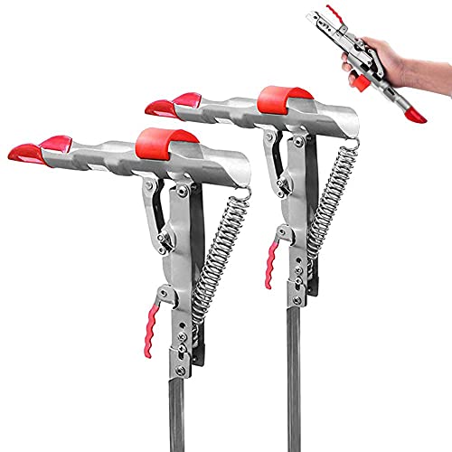 Fishing Rod Holder Smart Fish Catcher Fishing Pole Holders Automatic Spring Tip-Up Hook with Stainless Steel Ground Support Fish Pole Rack