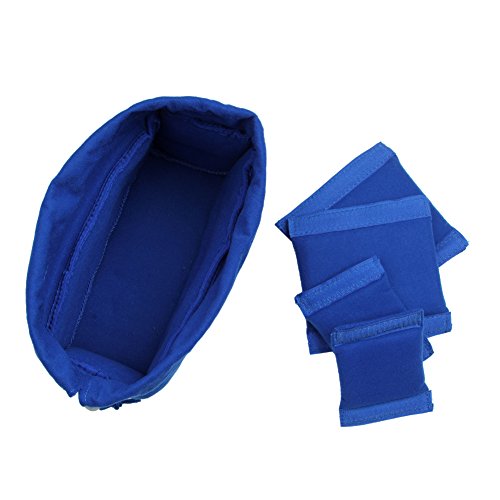 Koolertron Shockproof Camera Photo Bag for SLR TLR Camera Insert Partition Padded Case,Can be Put Directly Into the SLR Camera Bag With Freely Adjustable Compartment - color: Blue