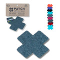 Polartec Power Grid Fleece Repair Patch – Peel & Stick No-Sew Fleece Patches for Fleece Jackets, Pullovers, Hoodies, Vests, Base Layers & Mid-Layers, Soft Warm Breathable Gear Patch - color: Isle