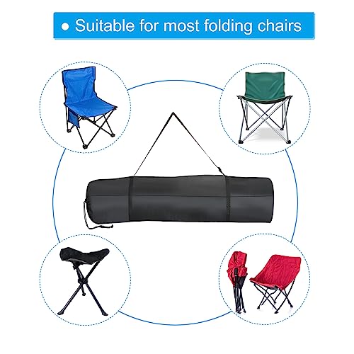 PATIKIL 51 Inch Tripod Monopod Case Bag, 2 Pack Nylon Camping Foldable Tripod Carry Case Storage Bag with Shoulder Strap for Outdoor Travel, Black - size: 50 Inch