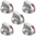 DG64-00473A Stove Knobs Replacement, Burner Control Dial Knob, 5-Pack | Fits for Samsung NX58H5600SS, NX58F5700WS, NX58H5650WS, NX58J7750SS & NX58M6850SS Gas Range, Gas Stove Knobs