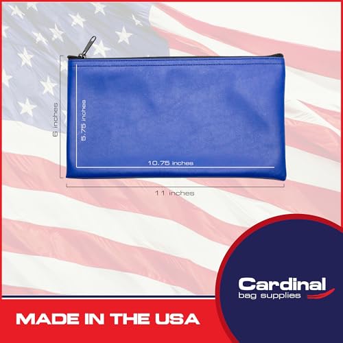 Multi-Purpose Zipper Bag, Royal Blue, 11 x 6 Inch | Reusable, Travel Pouch, Lightweight, Makeup Organizer - color: Royal Blue