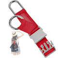 Elastic Jacket Gripper Travel Strap with D-Ring Hooks and Buckle, Suitcase Straps Belts Travel Accessories, Makes Your Hands Free - color: Red