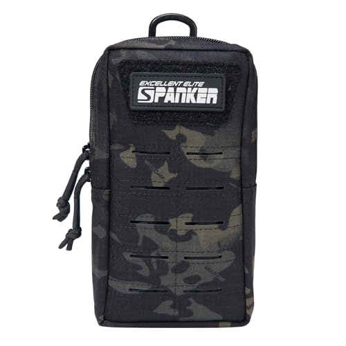 EXCELLENT ELITE SPANKER Tactical MOLLE Pouch EDC Utility Pouches - color: Multicam Black