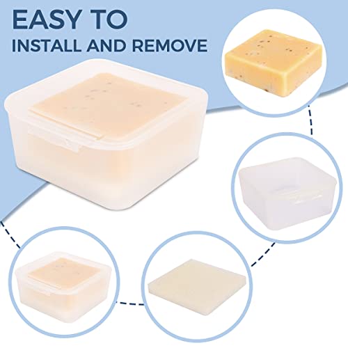 Soap Case Box, Vonpri Soap Dish Storage Holder for Shower Home Outdoor Traveling (2Pcs Clear) - color: 2pcs Clear