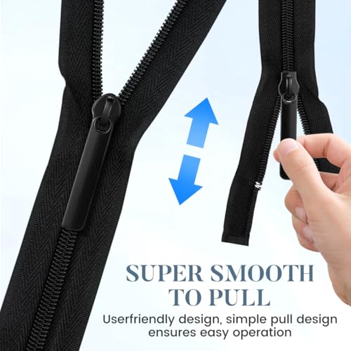 Garneck 10pcs Zipper Pull Replacement Kit for Luggage Backpack Jacket and Suitcase Repair Zipper Pulls Bulk for Travel Clothing and Bags Easy-to-Use Slider Accessories