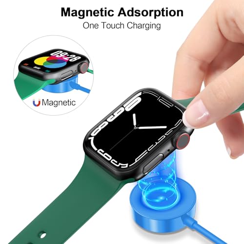 2026 Upgraded Magnetic Fast Charging Cable for Apple Watch Charger - color: Blue, size: 1.0M