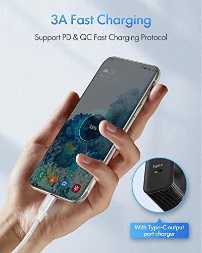 etguuds USB C to USB C Cable 3ft, 2-Pack 60W C to C Cable Fast Charging | for iPhone 17 16 15 Pro Max Plus Air, Samsung Galaxy S26 S25 S24 S23, USBC iPad MacBook Charger Cord Type C, Pixel, White - color: White, size: 3ft