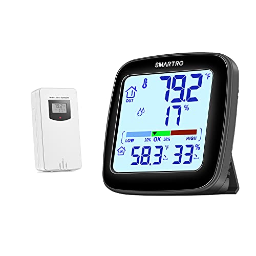 SMARTRO SC92 Professional Digital Wireless Indoor Outdoor Thermometer