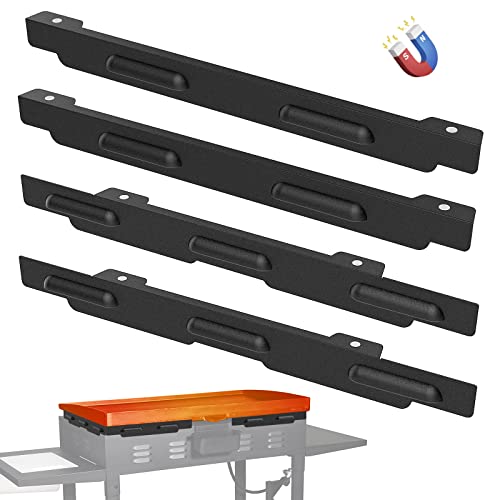 Upgraded Wind Guards for Blackstone 36” Griddle, Blackstone Griddle Accessories Fit for Black stone Grill, 5015 Magnetic Stainless Steel Wind Screens Protect Flame Hold Heat, Compatible with Hood - size: 36"