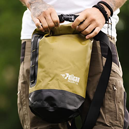 Pelican Waterproof Dry Bag 10L/20L/30L - Reflective - Exodry - Waterproof - Keeps Gear Dry for Kayaking, Beach, Rafting and Fishing - size: 20L