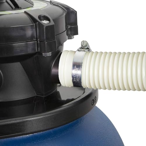 Pool Sand Filter Pump Hose– 1.25'' Diameter Pool Hose Replacement for Above Ground Pools Compatible with Intex & Coleman Pump Sand Filter and Saltwater Systems (2 pack blue) - color: 2 pack blue