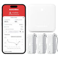Bluetooth Hygrometer Thermometer, IP65 Indoor Outdoor Humidity Sensor with Remote App Control, Room Temperature Monitor with 394ft Bluetooth Range (Outdoor Meter*3+HubMini) - size: Outdoor Meter*3+HubMini