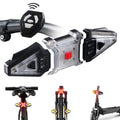 5 PCS Bike Tail Light with Turn Signals, Split USB Rechargeable Bike Turn Signal Front and Back, Wireless Remote Control Bicycle Turn Signals with Flash Warning Light and Red Tail Light for Bicycle - size: 2 PCS Turn Signal + 1 PCS Tail Light