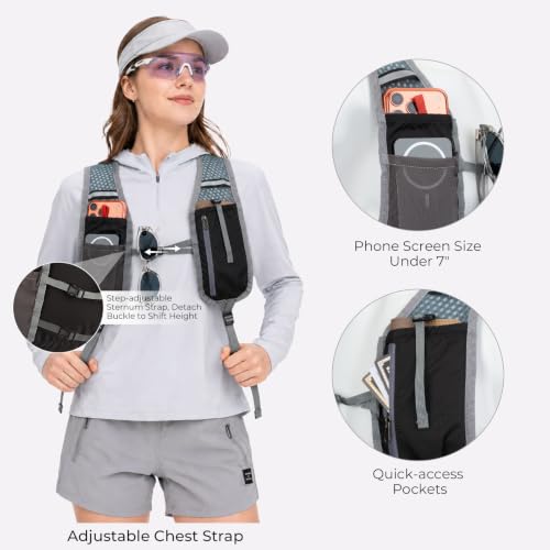 20L Small Hiking Backpack for Women Men,Lightweight Packable Travel Daypack | Water-Resistant Fabric, Quick Access Pocket, Adjustable Strap, Foldable Day pack for Camping, Cycling, Travel (Black) - color: Black