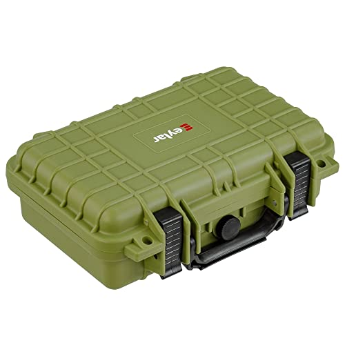 Eylar Protective Gear and Camera Hard Case Waterproof Dry Box with Foam 11.6 Inch 8.3 Inch 3.8 Inch (OD Green) - color: OD Green