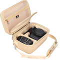 FBLFOBELI EVA Camera Case for Canon EOS Rebel T7/T8i/T5/R50/R100 | Hard EVA Shell, Shockproof & Water-Resistant, Custom Molded Interior, Detachable Shoulder Strap, Travel Storage Bag, Khaki - color: Khaki
