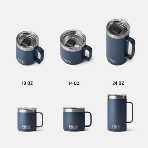 YETI Rambler 24 oz Mug, Vacuum Insulated, Stainless Steel with MagSlider Lid - color: Wild Vine Red