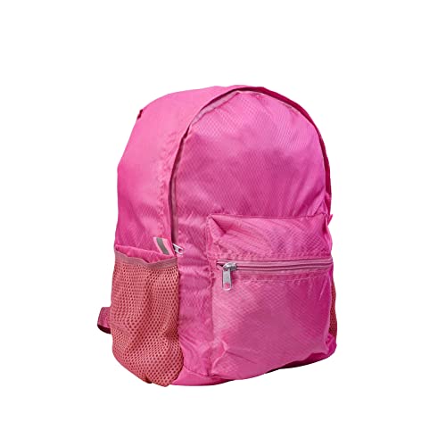 25L Backpack Packable Foldable Ultra Lightweight Water Resistant Durable Camping Travel Hiking Daypack for Men Women (Pink) - color: Pink