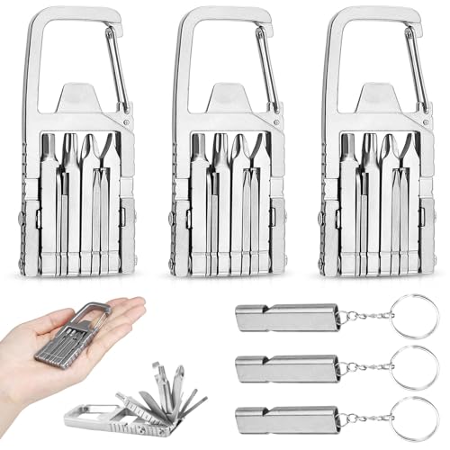 3pcs 13 in 1 jawbreaker mini with emergency whistle - color: 3pcs
