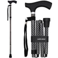 Switch Sticks Folding Walking Cane For Women & Men - color: Engraved Soiree
