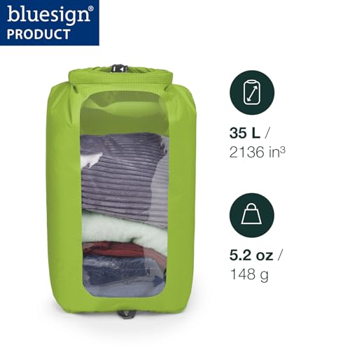 Osprey Waterproof Dry Sack with Window - color: Mars Orange, size: 35L
