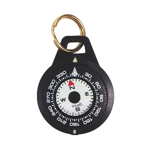 POLARIS Waterproof Micro Compass Series/Watchband or EDC or with mini Whistle or with Whistle - style: EDC Compass