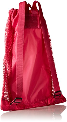 Speedo Unisex-Adult Drawstring Deluxe Ventilator Mesh Equipment Bag - color: Fuchsia Purple