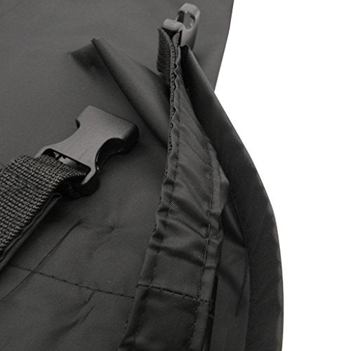 TRENDBOX Roll Top Waterproof Dry bag Kit Storage Compression Bag Sack Poch Packing Organizers Water Resistant Camping Travel - color: Black