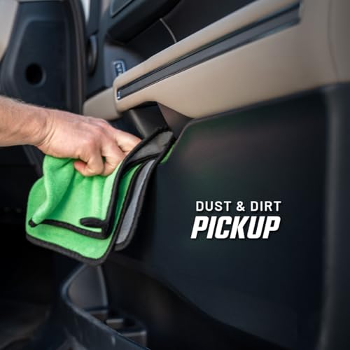 Slick Products Microfiber Towel 16 x 16 Inch – Extra Soft, Dual-Sided, Scratch-Free Cleaning & Drying Cloth for Cars, Trucks, Off-Road, and Home Use – Maximum Absorbency & Dust Pickup